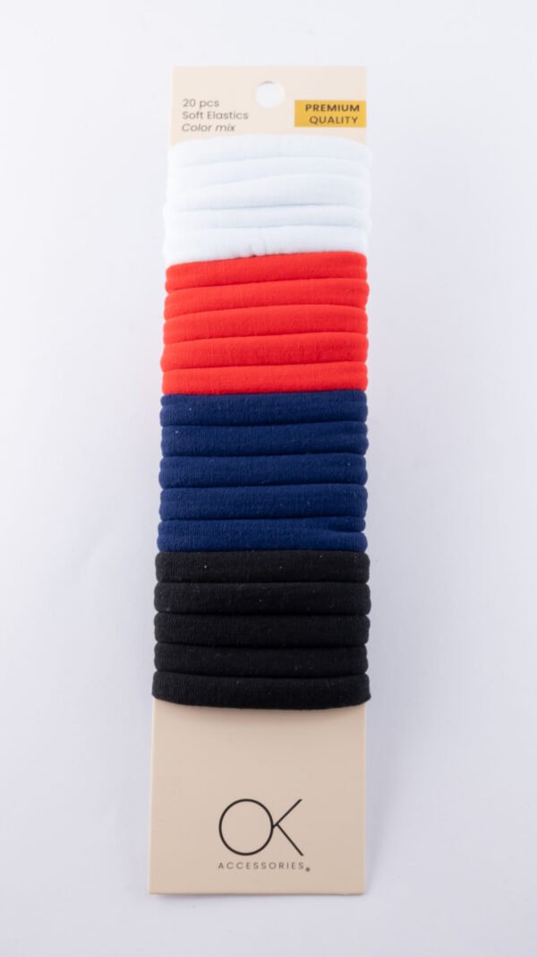 20pcs Soft Elastic Color Mix