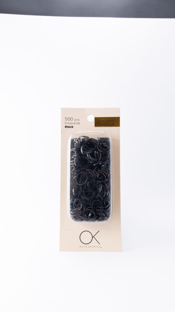 250pcs Elastic Black