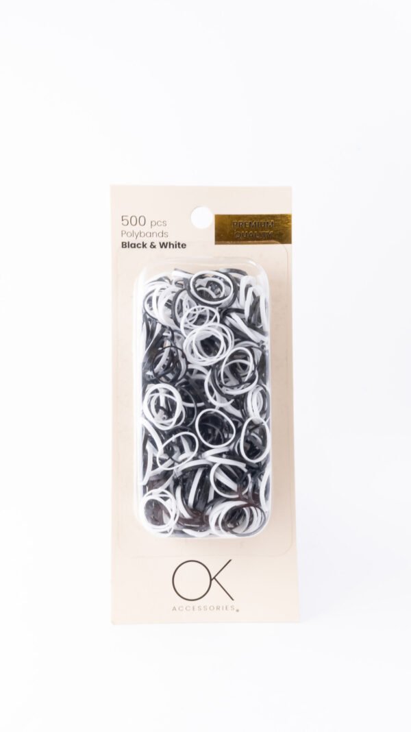 250pcs Elastic White