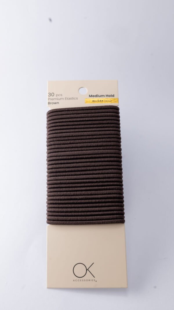 30pcs Premium Elastic Brown