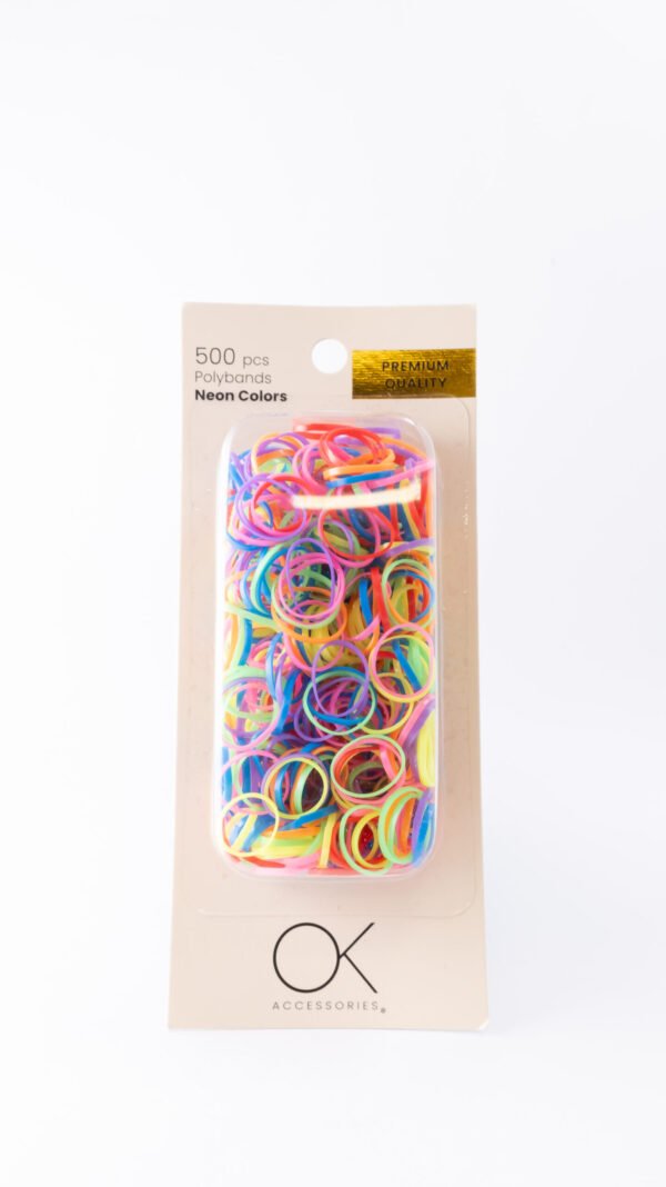 500pcs Elastic Neon Colors